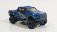 2016 Hot Wheels HW Hot Trucks '17 Ford F-150 Raptor Truck Metalflake Dark Blue Die Cast Toy Car Vehicle