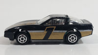 Majorette Sonic Flasher Corvette ZR-1 Black Die Cast Toy Car Vehicle