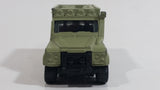 2010 Matchbox Jungle Explorers Land Rover Defender Flat Olive Green Die Cast Toy Car Vehicle