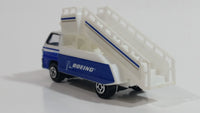 RealToy Boeing Aerospace White and Blue Airplane Ladder Stairs Truck Die Cast Toy Car Vehicle