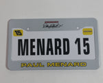 NASCAR "Menard 15" Paul Menard Dale Earnhardt 2" x 3 1/2" Miniature Metal License Plate