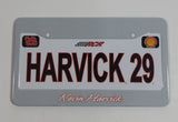 NASCAR RCR "Harvick 29" Kevin Harvick Shell 2" x 3 1/2" Miniature Metal License Plate