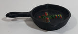 Colorful Totem Pole 3" Diameter Miniature Cast Iron Frying Pan Aboriginal Art Collectible