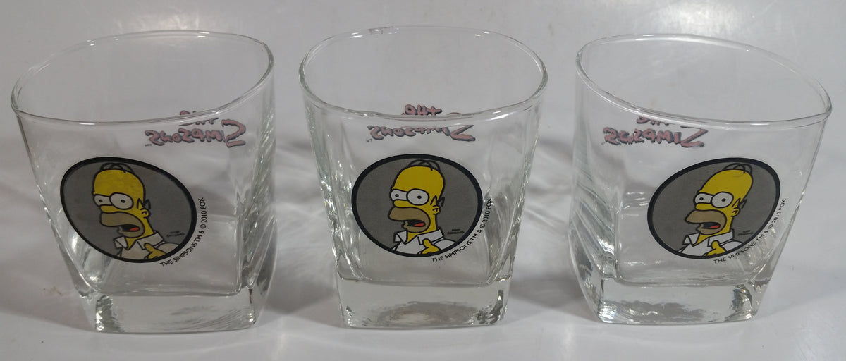 Set of 3 2010 Fox The Simpsons Home Simpson Carton Character Themed Da ...