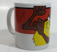 2003 Gibson Warner Bros Looney Tunes Taz Tasmanian Devil Cartoon Character Ceramic Coffee Mug Television Collectible