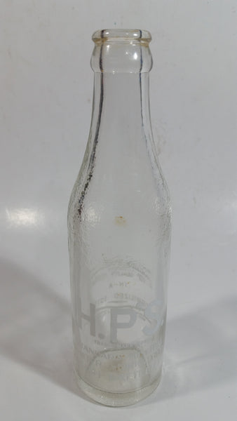 Very Rare Vintage H.P'S. Standard Mineral Water Works 6 1/2 Fl. Oz. Glass Soda Pop Beverage Bottle North Battleford, Saskatchewan