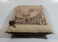 Pear's Soap Vintage Style Advertising Pillow  6" x 8"