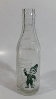 Vintage Tom Moore Fine Beverages Leprechaun Themed 7 Fl. Oz. Glass Soda Pop Beverage Bottle Minot, N.D.