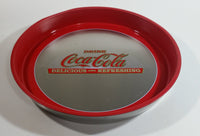 Drink Coca-Cola Delicious and Refreshing Coke Soda Pop 13" Diameter Round Metal Beverage Serving Tray