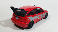 Maisto Excess Tuners Ford Focus Red Tenzo Racing Sports 1/24 Scale Die Cast Toy Car Vehicle with Opening Doors and Hood
