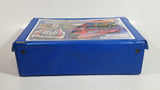 Vintage 1976 Lesney Matchbox 24 Car Carrying Case Blue with Yellow Trays