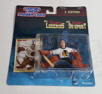 1998 Kenner Starting Lineup Timeless Legends NHL Ice Hockey Player Goalie Glenn Hall Chicago Blackhawks Action Figure and Trading Card New in Package