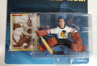 1998 Kenner Starting Lineup Timeless Legends NHL Ice Hockey Player Goalie Glenn Hall Chicago Blackhawks Action Figure and Trading Card New in Package