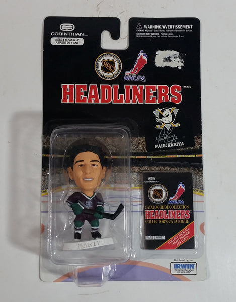 1997 Corinthian Headliners NHL NHLPA Ice Hockey Player Paul Kariya Anaheim Mighty Ducks Figure New in Package