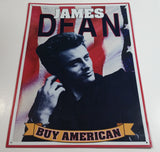 James Dean Actor Buy American Poster 12 1/2" x 17 1/2" Tin Metal Sign Hollywood Movies Collectible