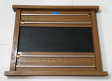 Vintage GRS General Recreation Sports Ltee Wooden Billiards Snooker Pool Scoreboard with Chalkboard and Solid Brass Pointers