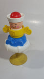 1984 Fisher Price Toys 415 Sailor Suction Cup Rattle Baby Toddler Toy Made in U.S.A.