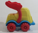 AHI Azrak Hamway Bulldozer Excavator Yellow Red Blue Plastic Toy Construction Vehicle