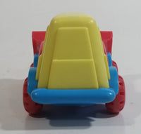 AHI Azrak Hamway Bulldozer Excavator Yellow Red Blue Plastic Toy Construction Vehicle