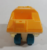 Vintage Lunar Landing Explorer 02 Yellow and White Plastic Toy Space Vehicle - Hong Kong