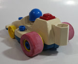 1984 Fisher Price Toys 184 Formula 1 Race Car Pull Back Motorized Friction Toy Vehicle Made in Singapore