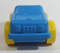 Rare 1989 Fisher Price Little People Click Along Riders Blue Heart Car Plastic Toy Vehicle