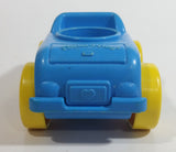 Rare 1989 Fisher Price Little People Click Along Riders Blue Heart Car Plastic Toy Vehicle