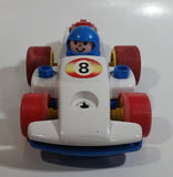 1984 Fisher Price Toys 184 Formula 1 Race Car Pull Back Motorized Friction Toy Vehicle Made in Singapore