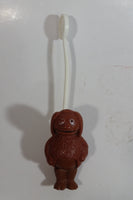 Vintage 1978 Fisher Price Henson The Muppets Rowlf Dog Brown Stick Puppet Action Figure Toy 3 1/2" Tall - Hong Kong