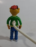 Vintage 1978 Fisher Price Henson The Muppets Scooter Stick Puppet Action Figure Toy 3 1/2" Tall - Hong Kong