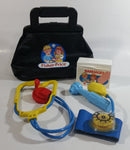 Vintage Fisher Price Doctor Bag Medical Kit Toy Set with Multiple Accessories and Tools Made in Italy
