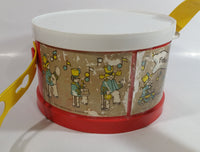 Vintage 1979 Fisher Price #921 Marching Band Drum with Other Instruments