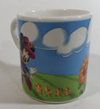 Gibson Disney Mickey Mouse Farmer with Farm Scenes Ceramic Coffee Mug Cup