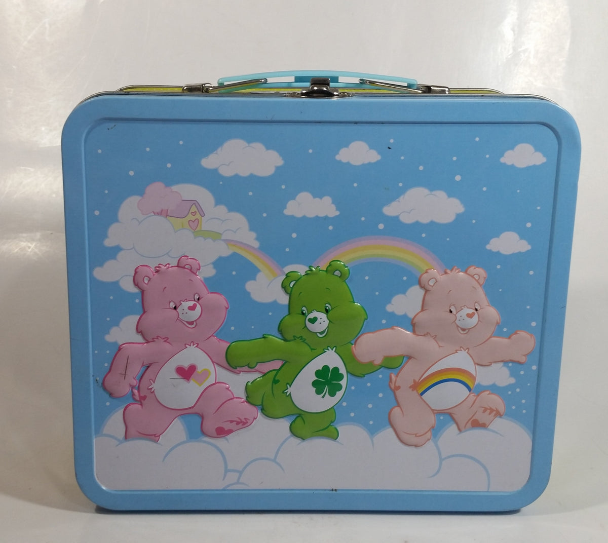 Care Bears Cartoon Characters Embossed Tin Metal Lunch Box – Treasure ...