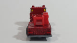 Zylmex P312 Fire Engine Red Die Cast Toy Ladder Truck Firefighting Car Vehicle