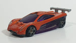 2002 Hot Wheels First Editions HW Prototype 12 Metalflake Dark Orange Die Cast Toy Car Vehicle