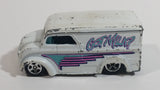 1998 Hot Wheels First Editions Dairy Delivery Truck White Die Cast Toy Car Vehicle