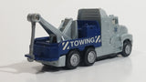 1995 New Ray Police Towing Tow Truck Plastic Die Cast Toy Cop Car Vehicle