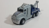 1995 New Ray Police Towing Tow Truck Plastic Die Cast Toy Cop Car Vehicle