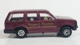 Maisto Ford Explorer Airport Shuttle Burgundy Toy Car Vehicle