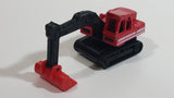 1996 Matchbox Atlas Excavator Red Die Cast Toy Car Construction Equipment Vehicle