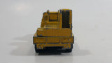 Vintage 1980s Majorette Movers Crane Truck Yellow #283 1/100 Die Cast Metal Toy Construction Equipment Vehicle