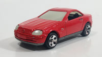 Rare 1997 Hot Wheels Mercedes SLK Red Die Cast Toy Car Vehicle
