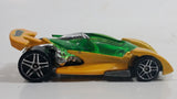 2002 Hot Wheels First Editions Open Road-Ster Pearl Dark Yellow Die Cast Toy Race Car Vehicle