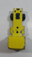 Vintage Yatming Semi Delivery Truck Bright Yellow Die Cast Toy Car Vehicle