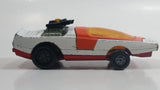 Vintage 1972 Lesney Matchbox Speed Kings Bandeloro White and Orange Die Cast Toy Car Vehicle with Lifting Canopy