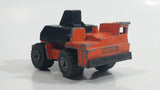 1995 Matchbox Mobile Crane Orange and Black Die Cast Toy Car Construction Equipment Vehicle
