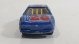 Vintage Majorette Supers No. 217/8 Stock Car #28 Blue 1/60 Scale Die Cast Toy Race Car Vehicle