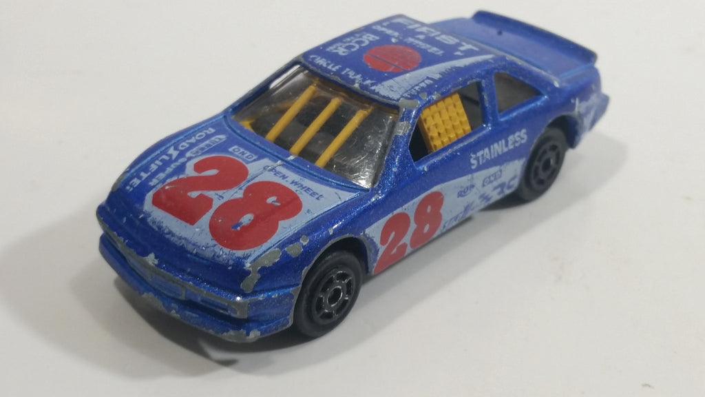 Vintage Majorette Supers No. 217/8 Stock Car #28 Blue 1/60 Scale Die C ...