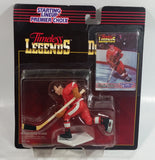 1995 Kenner Starting Lineup Timeless Legends NHL Ice Hockey Player Gordie Howe Detroit Red Wings Action Figure and Trading Card New in Package
